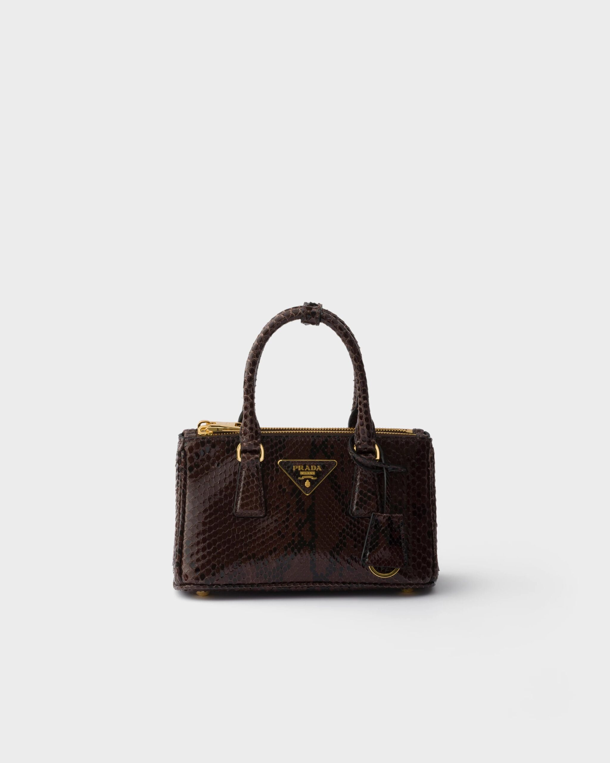 prada us fb71172c69fb86e09d3816cc.jpg Prada Galleria python leather mini-bag - Sienna